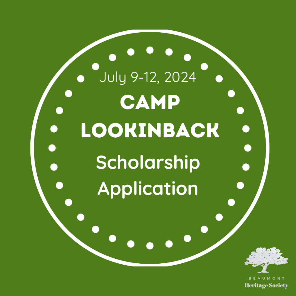 Camp scholarship app graphic