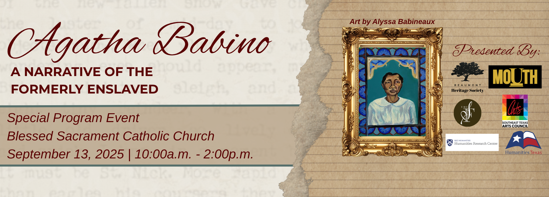 AB (Blessed Sacrament) Website Banner